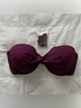 Abercrombie & Fitch Strapless Twist Bandeau Bikini Top